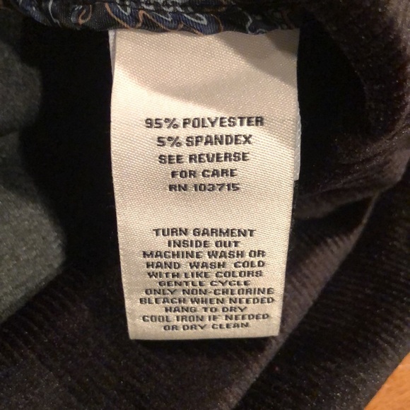 Nanette Lepore high rise black velvet corduroy leggings-Size Large - Picture 5 of 5